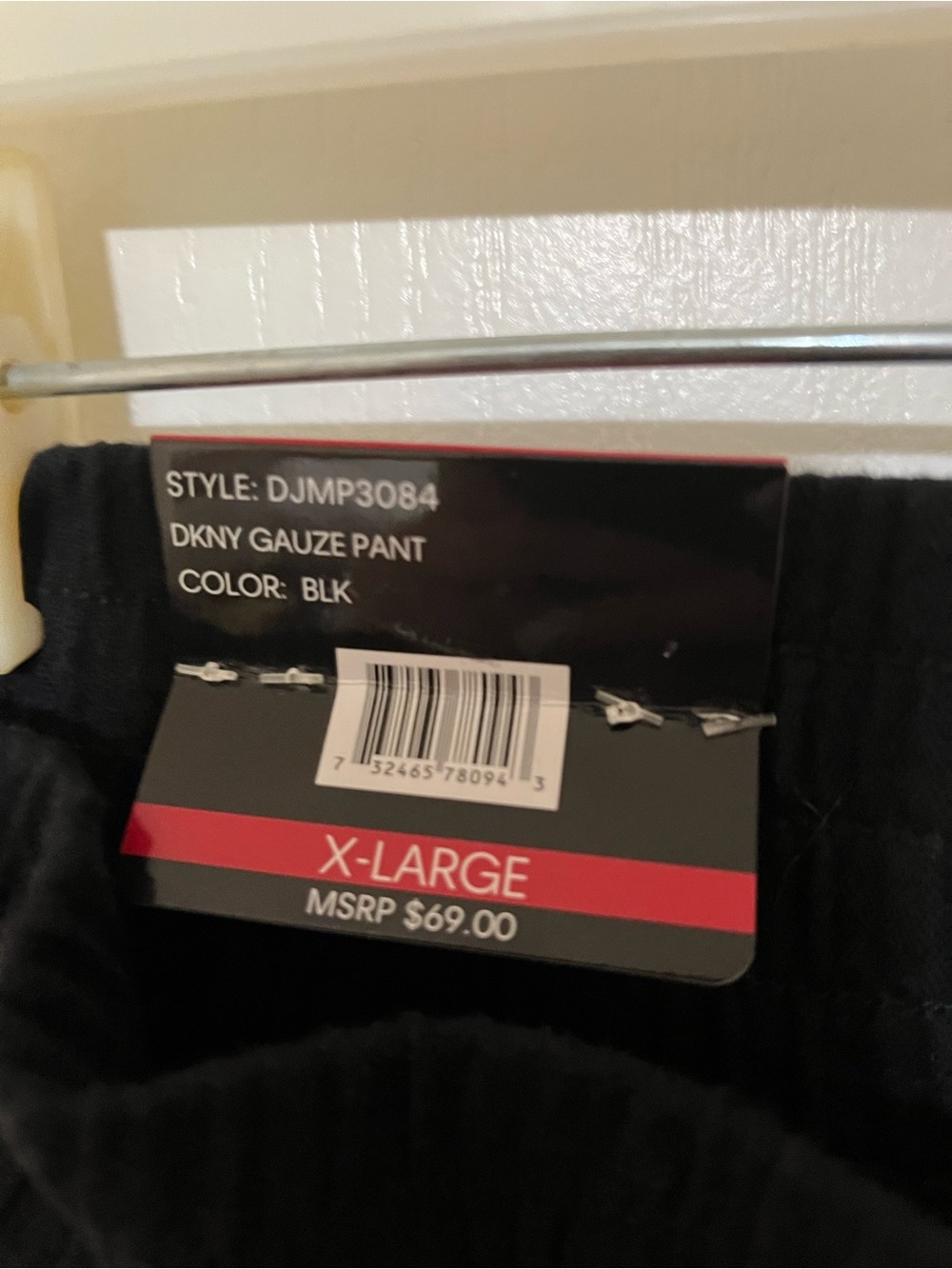 DKNY 100% gauze cotton Wide-Leg Pants - Picture 3 of 4